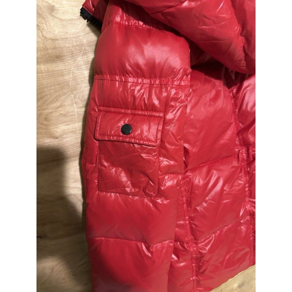 S13 New York Kylie Small Lacquered Puffer Jacket Coat Ski Down Filled Removable - Picture 8 of 10